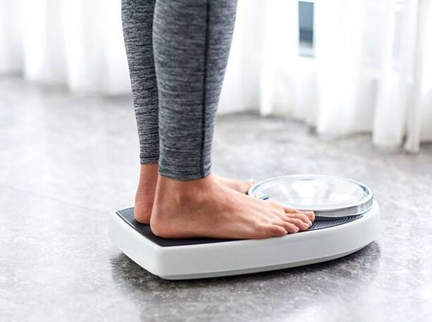 weigh while losing weight of 5 kg per week