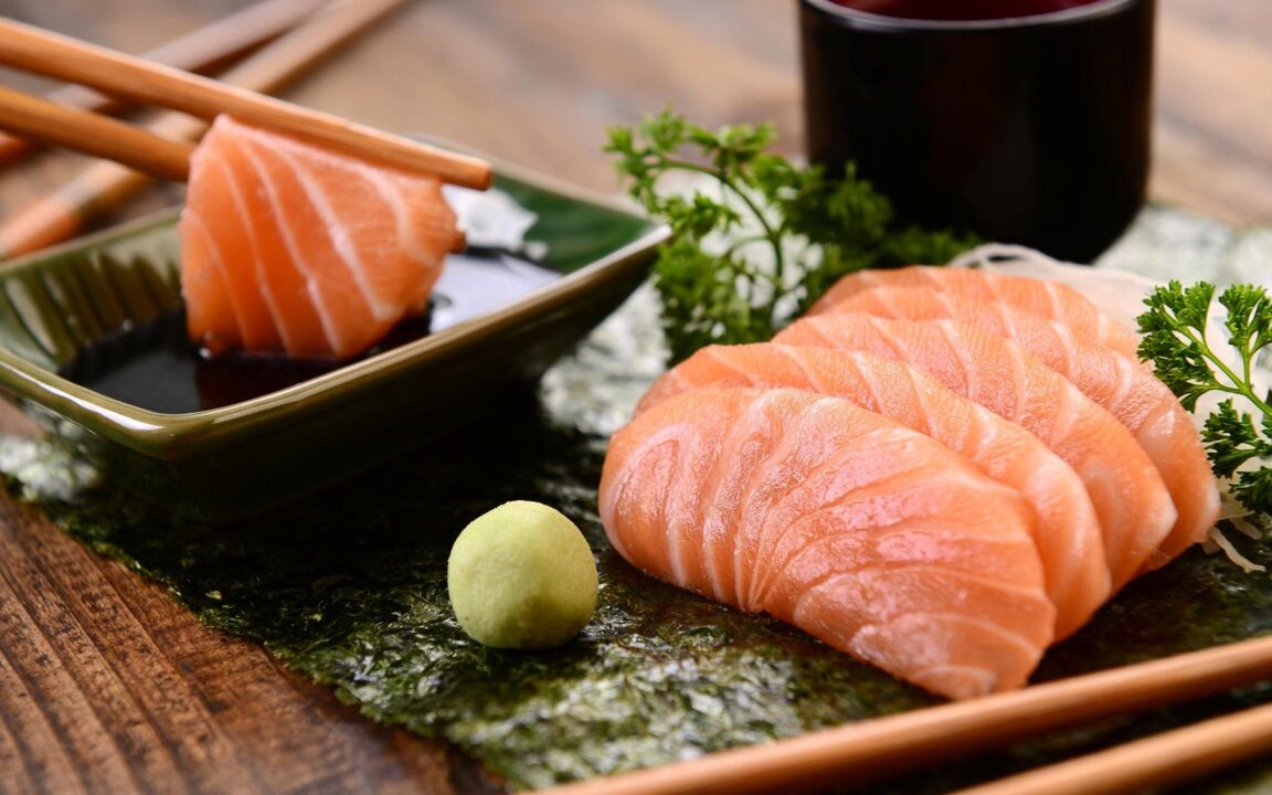 Fish is one of the staple foods of the Japanese diet, with the exception of fatty varieties such as salmon. 