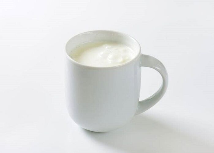 cup of slimming yogurt